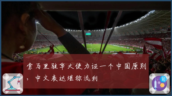索马里驻华大使力证一个中国原则，中文表达堪称流利